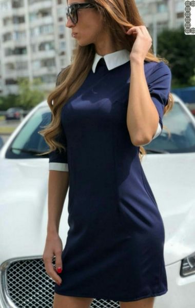 Платье школьник прямое